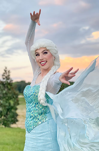 Princess Party Performer inspired by Elas from Frozen