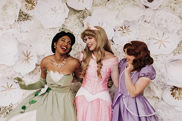 A Group of Princess Party Performers